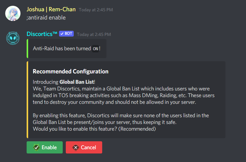 Discord Chat Logging (With Bots Reduced Ban Risk) - Community