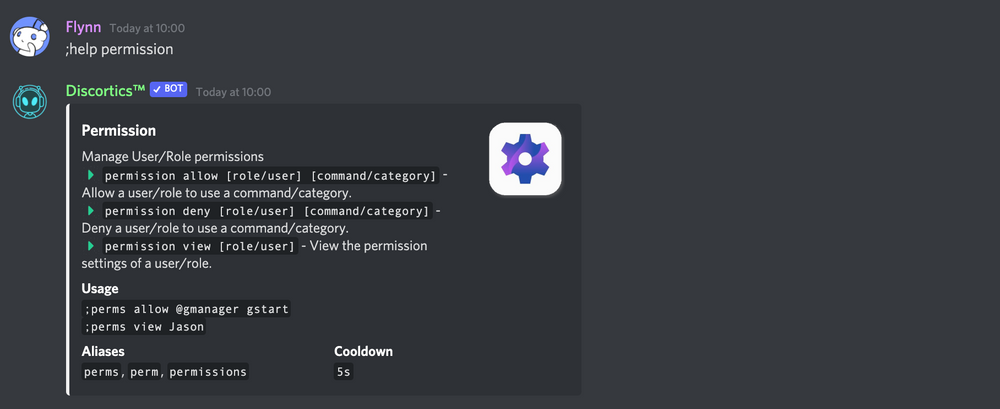 Permissions | Allow & Deny Roles Using Commands